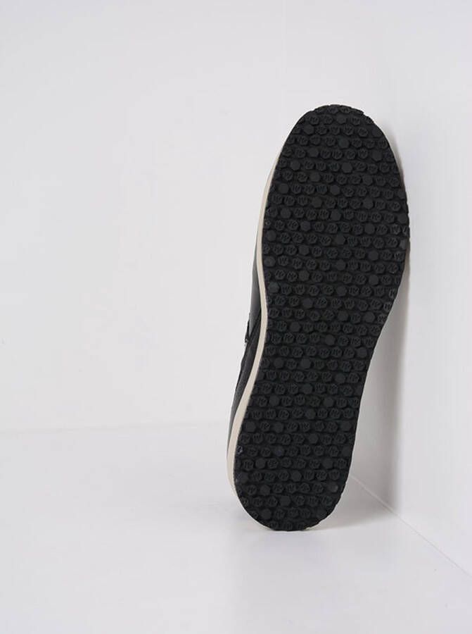 Wolky Veterschoenen Hammer zwart combi leer