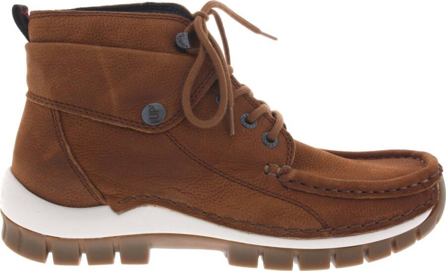 Wolky Veterschoenen Jump cognac nubuck