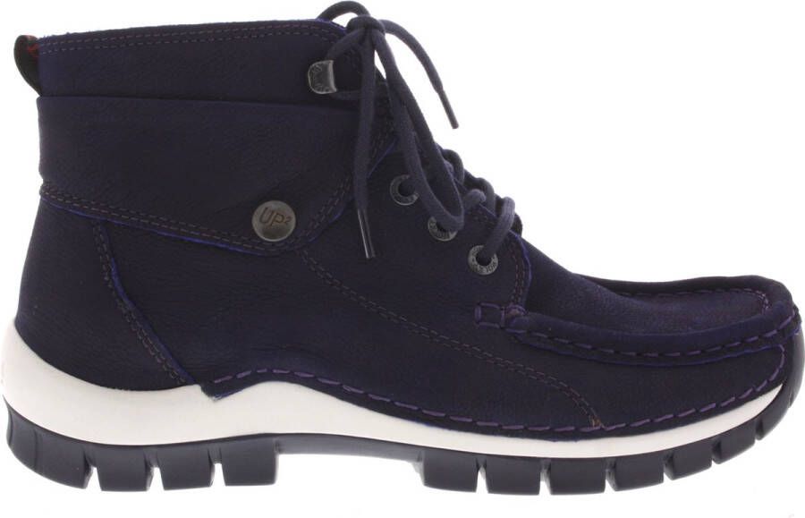 Wolky Veterschoenen Jump paars nubuck