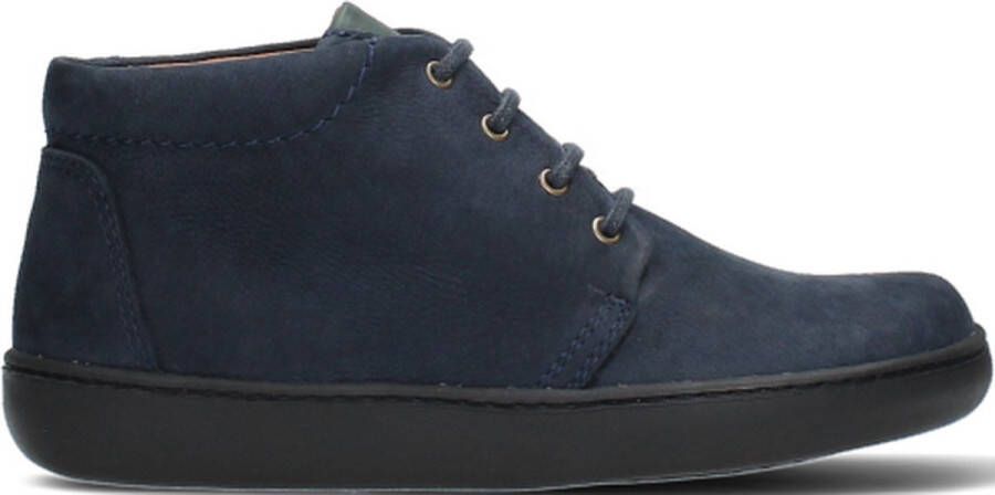 Wolky Hoge veterschoenen Kansas Lady XW blauw nubuck