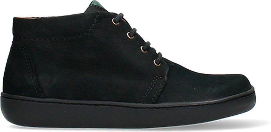 Wolky Hoge veterschoenen Kansas Lady XW zwart nubuck