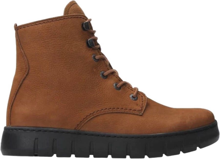 Wolky Dames New Wave Timber nubuck 0237710 430 Cognac - Foto 1