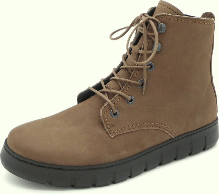 Wolky Veterschoenen New Wave donker taupe nubuck