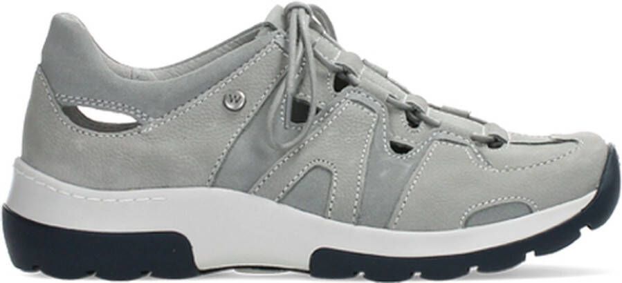 Wolky Shoe > Outlet > Veterschoenen Nortec lichtgrijs nubuck