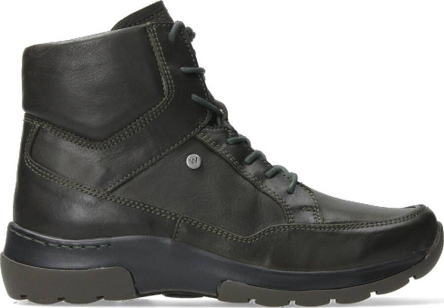 Wolky Raf Leren Veterschoenen Bruin