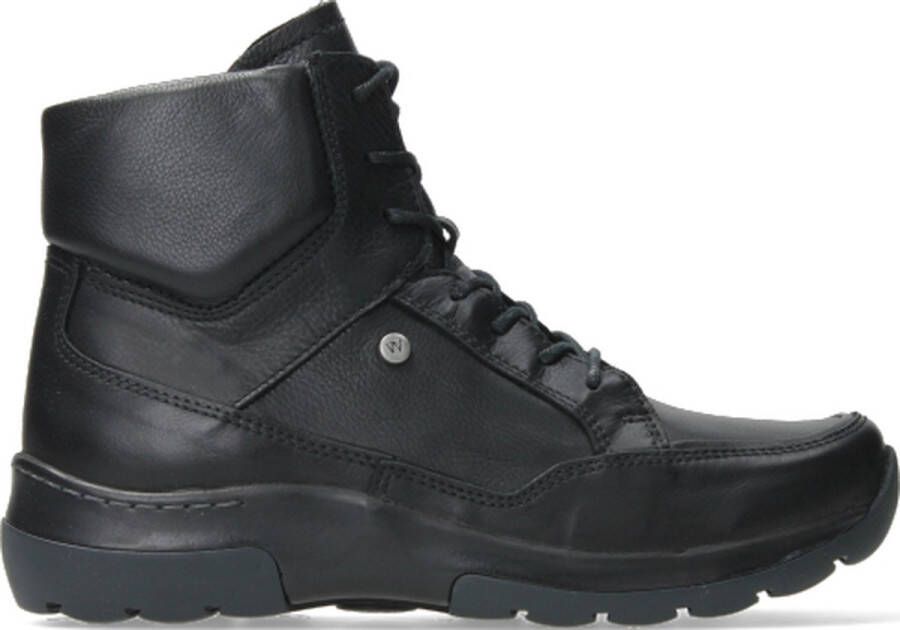 Wolky Veterschoenen Raf zwart leer