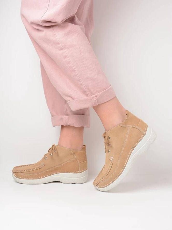 Wolky Comfortschoenen Roll Moc beige nubuck