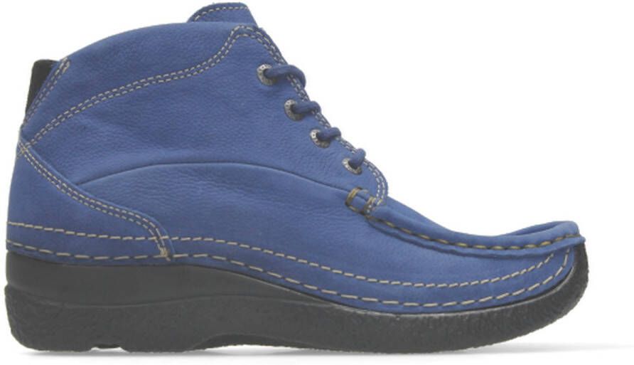 Wolky Veterschoenen Roll Shoot atlantisch blauw nubuck
