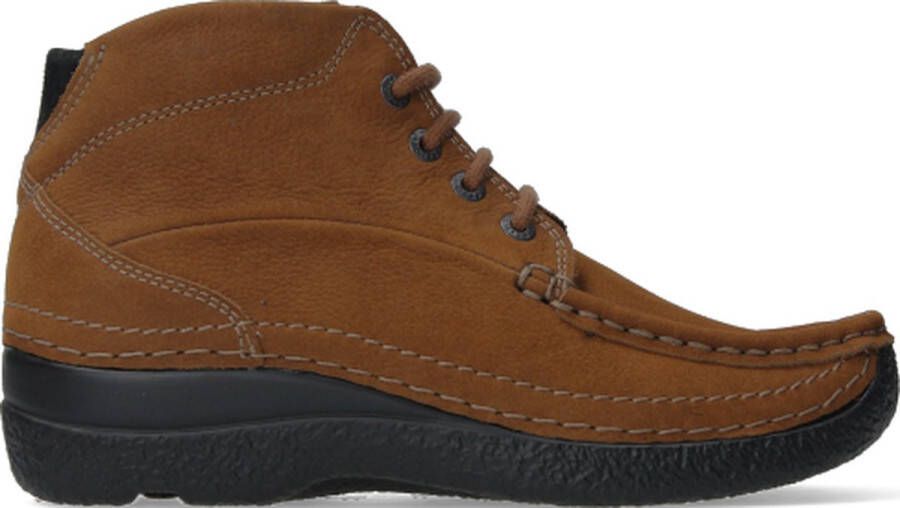 Wolky Veterschoenen Roll Shoot cognac nubuck