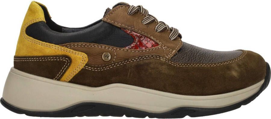 Wolky Trendy veterschoen voor dames met kleurrijk design en comfortabele pasvorm Multicolor Dames