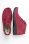 Wolky Hoge veterschoenen Seamy Moc bordeauxrood nubuck - Thumbnail 1