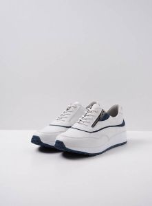 Wolky Veterschoenen Sprint wit denim leer