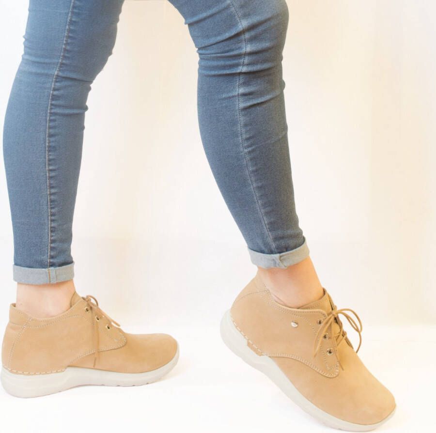 Wolky Veterschoenen Truth HV beige nubuck