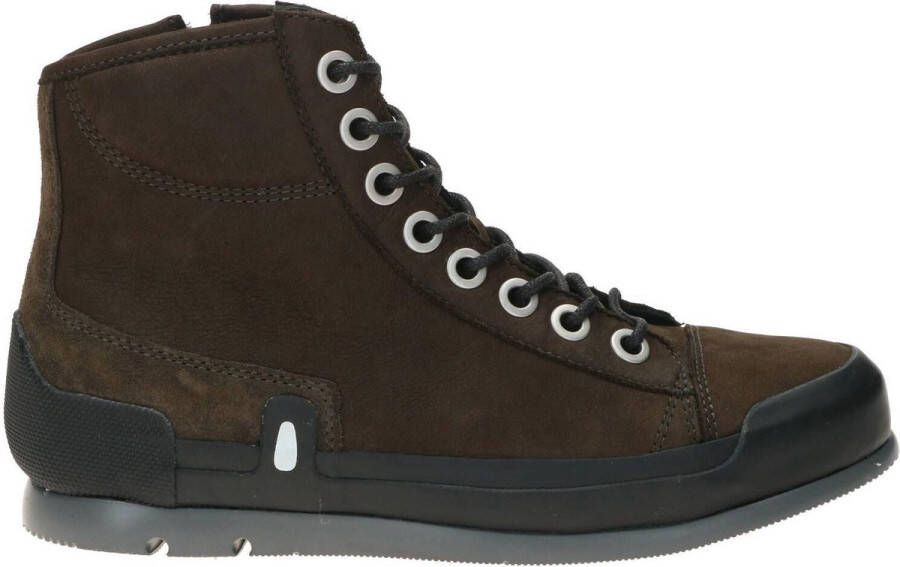 Wolky Veterschoenen Watson grijs bruin nubuck