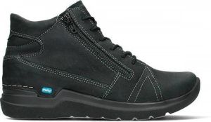 Wolky Dames Veterschoenen 0660611 000 Why Antique Zwart