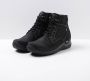 Wolky Hoge veterschoenen Whynot HV zwart nubuck - Thumbnail 1