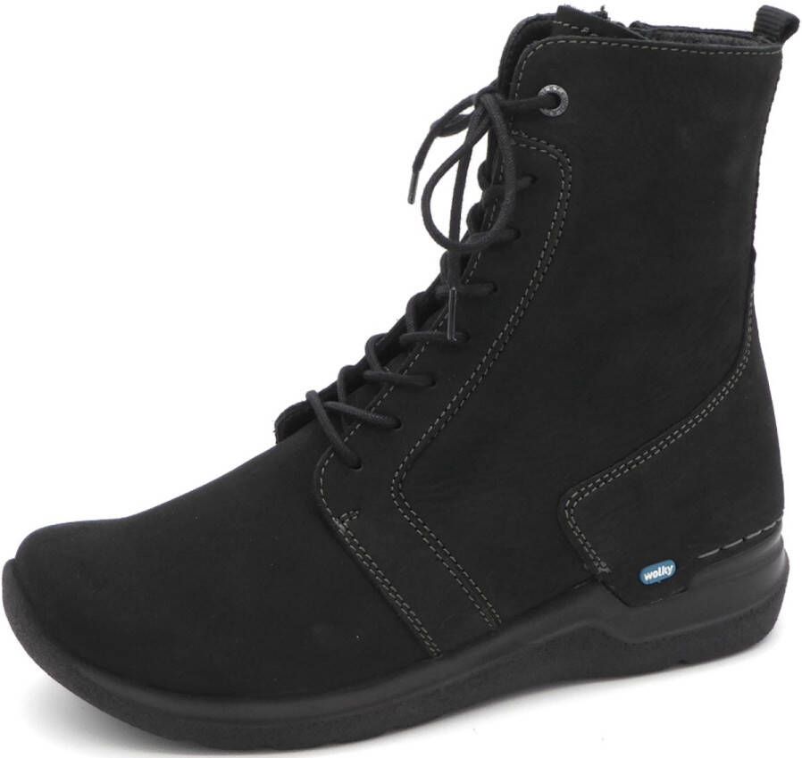 Wolky Viper HV Dames Veterboot 0663210-000 Zwart