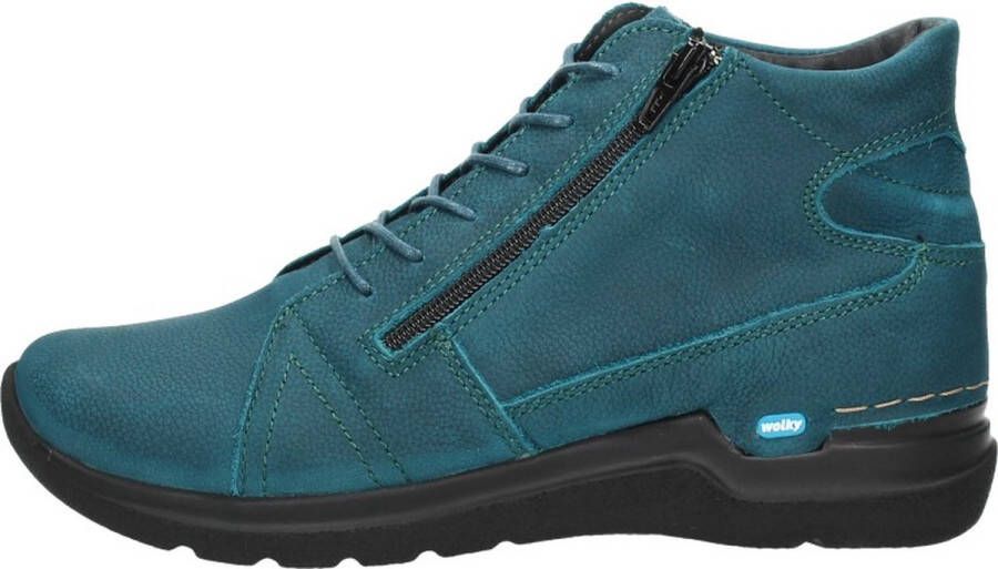 Wolky Dames Veterboot 0660611-880 Why Antique Petrol