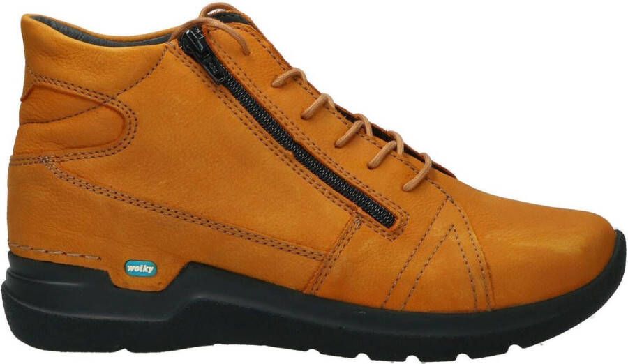 Wolky Dames Veterboot 0660611 925 Why Antique Oker Geel