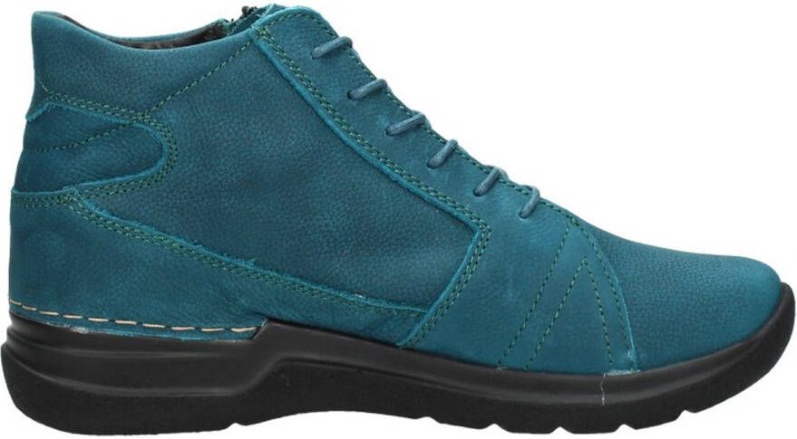 Wolky Dames Veterboot 0660611-880 Why Antique Petrol