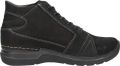 Wolky Zwarte Comfortabele Veterschoen voor Black - Zwart