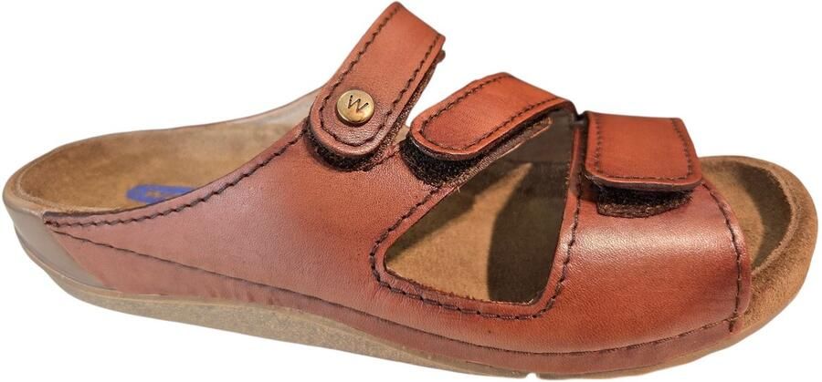 Wolky 0053650 430 Jasper Slippers Cognac Leer Dames Cogna - Foto 4