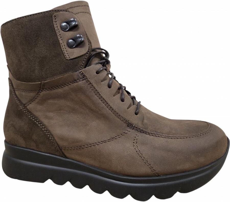 Wolky 0213512 300 Veterschoenen Bruin Nubuck Dames Bruin