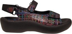 Wolky 0320478.970 Jewel sandaal Giza Print Black Multi