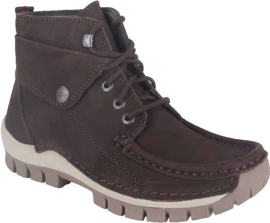 Wolky 0472511-300 dames veterboots sportief bruin