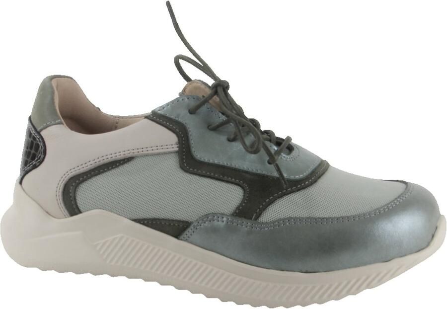Wolky 0582590-701 dames veterschoenen sportief groen