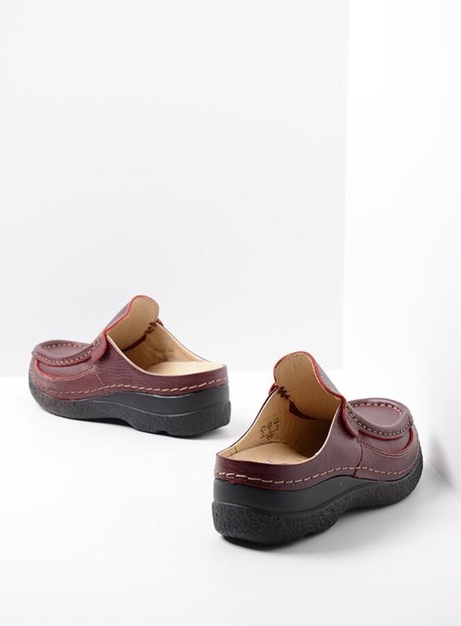 Wolky Dames Slippers Roll Slide Red 06202270-500 Rood - Foto 7