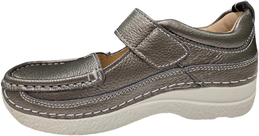 Wolky 0621471 210 Bandschoenen Grijs Leer Dames Grijs - Foto 3