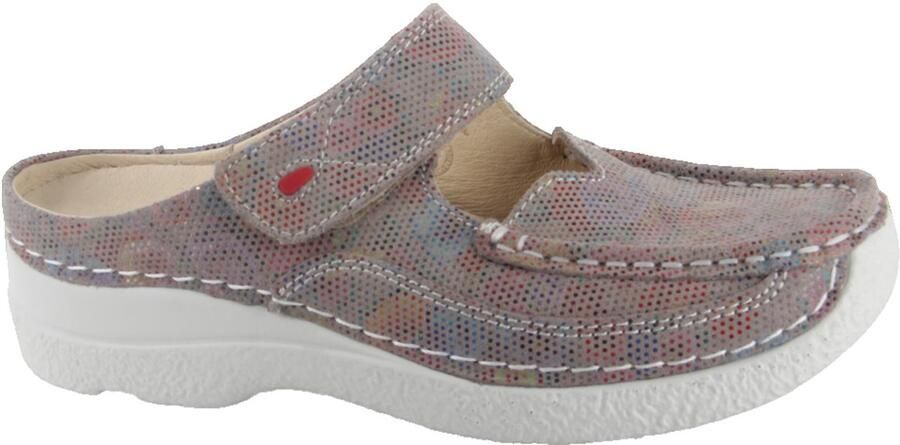 Wolky Comfortschoenen Roll Slipper taupe flower - Foto 7