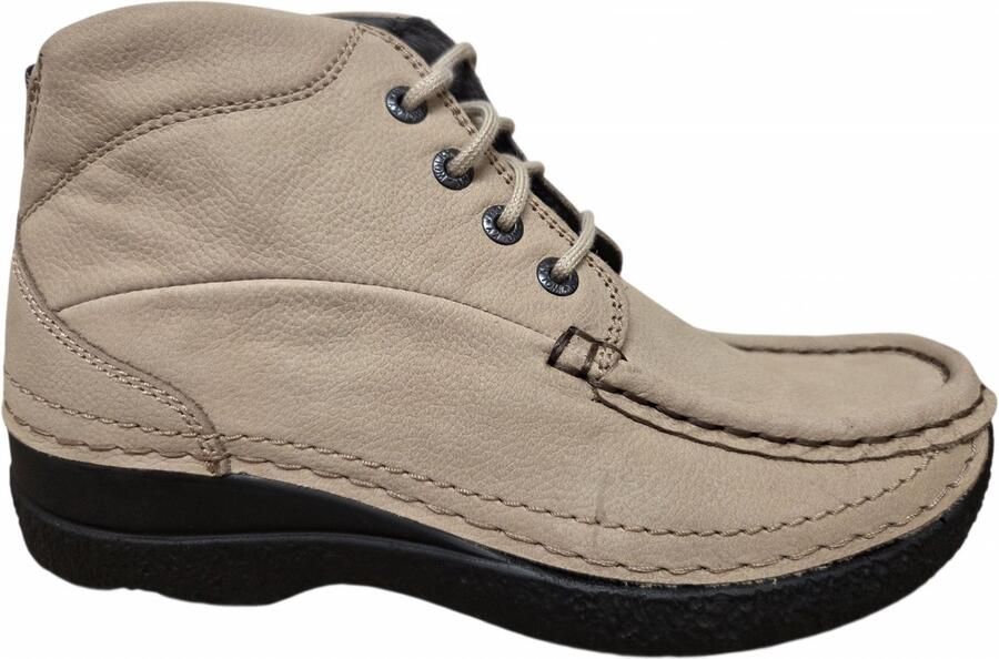 Wolky 0624211 125 Veterschoenen Gebroken Wit Leer Dames Gebroken Wit