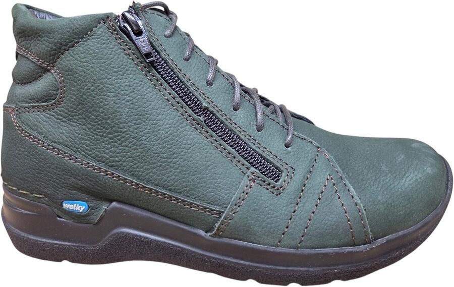Wolky 0660611 719 Why Veterschoenen Groen Nubuck Dames Groen - Foto 2