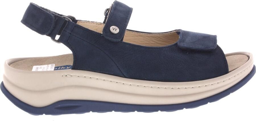 Wolky Dames Sandalen Adura Timber Denim Blauw - Foto 3