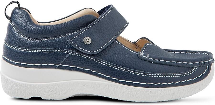 Wolky 0621471 870 Combi Floater Bandschoenen Blauw Leer Dames Blauw - Foto 4