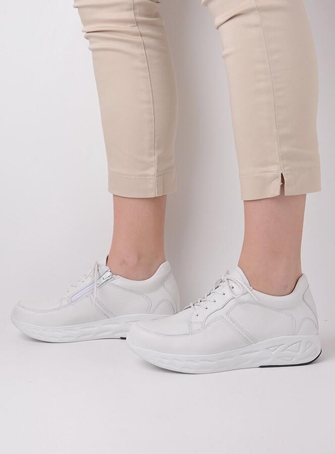 Wolky Veterschoenen Bounce wit leer - Foto 5