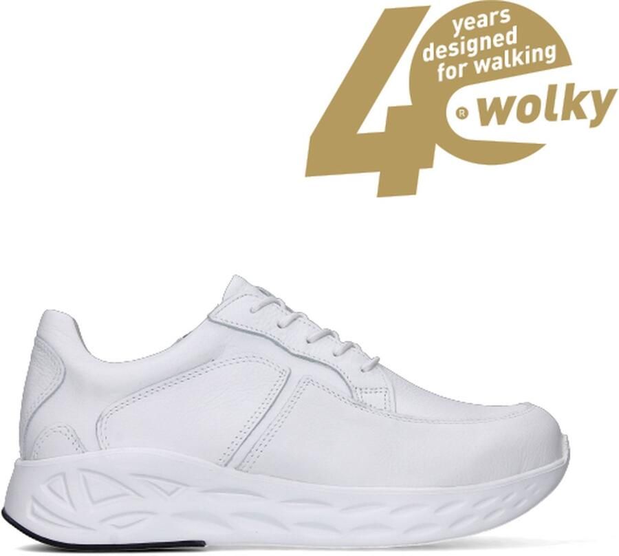 Wolky Veterschoenen Bounce wit leer - Foto 2