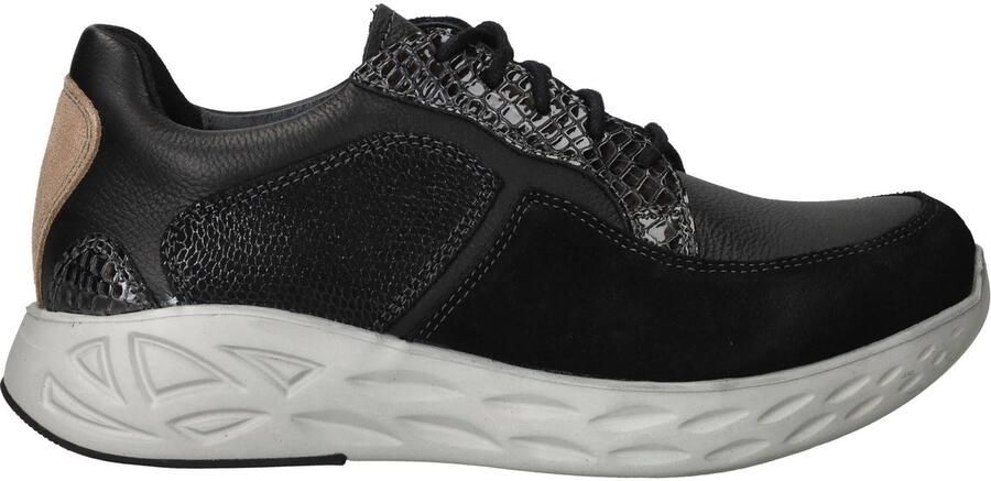 Wolky 0570090 000 Bounce Sneakers Zwart Leer Dames Zwart - Foto 3