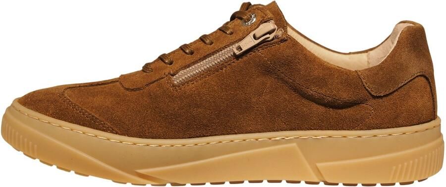 Wolky bruine suède dames sneakers Foria