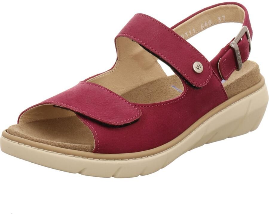 Wolky Corfu dames sandalen rood
