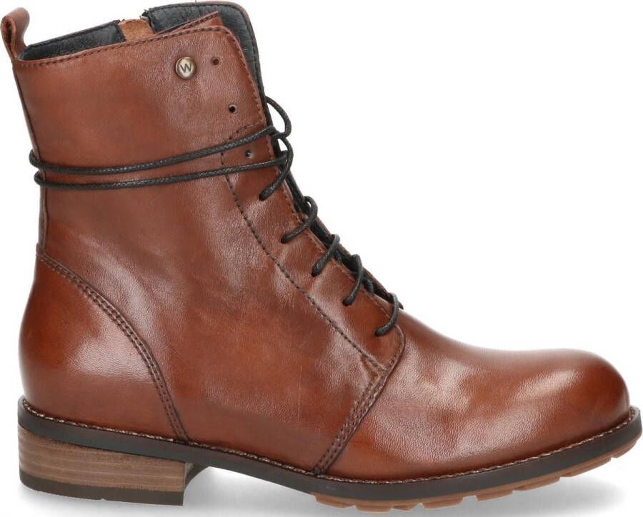 Wolky Enkellaarsjes en boots Murray XW cognac leer