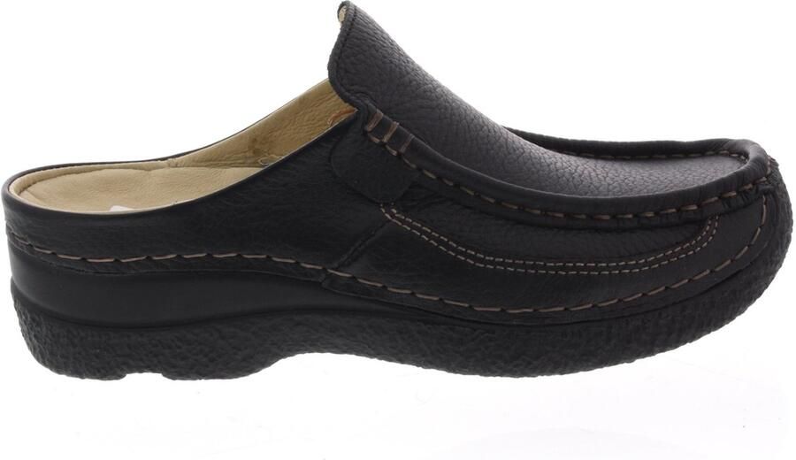 Wolky Klompen 06202 Roll Slide 70000 zwart geprint leer - Foto 14