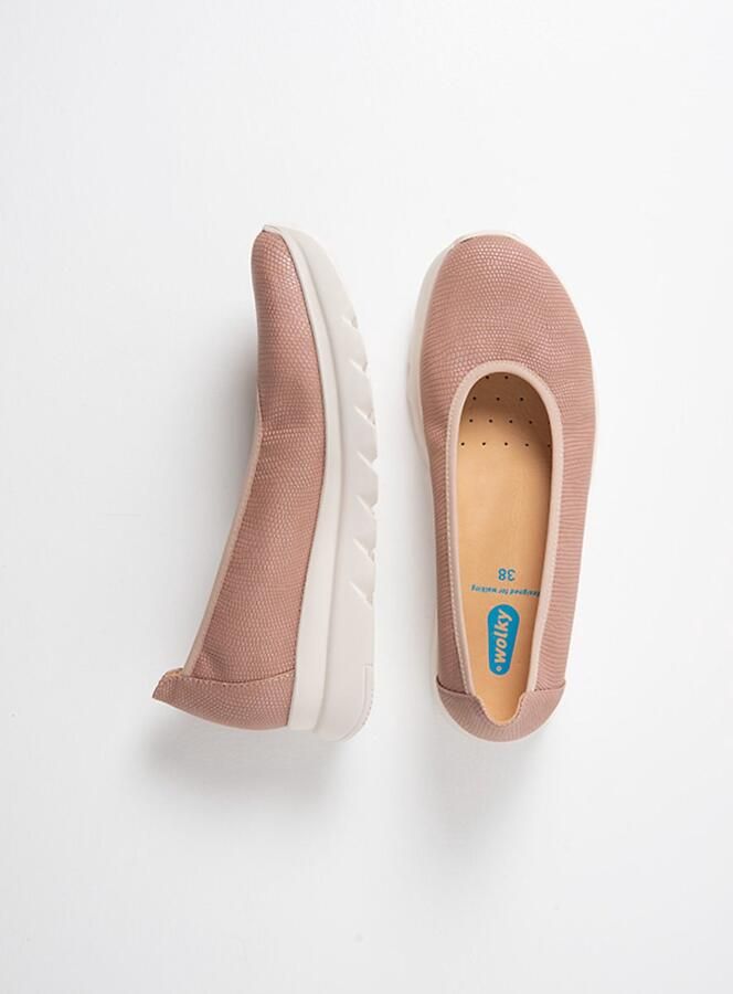 Wolky Dames Ballerina's 02126 Snallerina F2F Roze