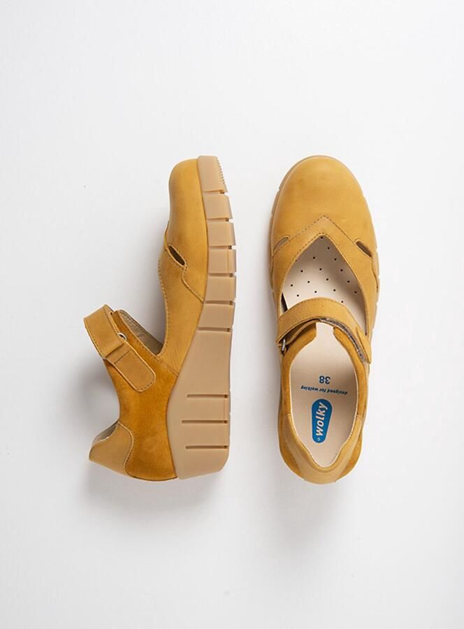 Wolky Dames Bandschoenen 01783 Charlotte Oranje