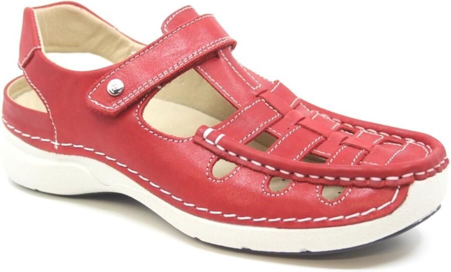 Wolky Dames Comfortschoenen 07204 Rolling Sun Rood