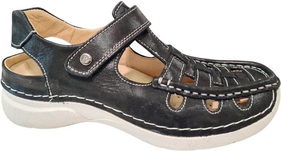 Wolky Dames Comfortschoenen 07204 Rolling Sun Zwart