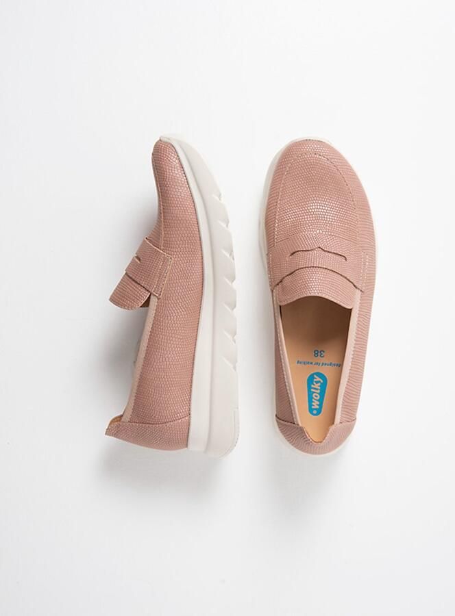 Wolky Dames Instappers 02127 Snoafer F2F Roze