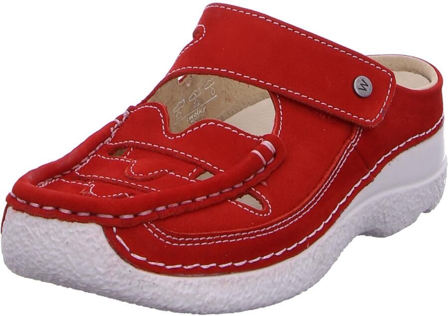 Wolky dames klompen rood